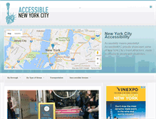 Tablet Screenshot of accessiblenyc.com